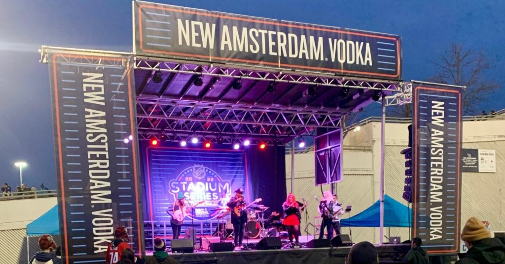 New Amsterdam Vodka mobile stage