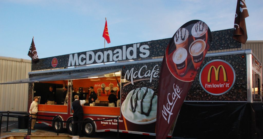 McDonald's mobile food kitchen