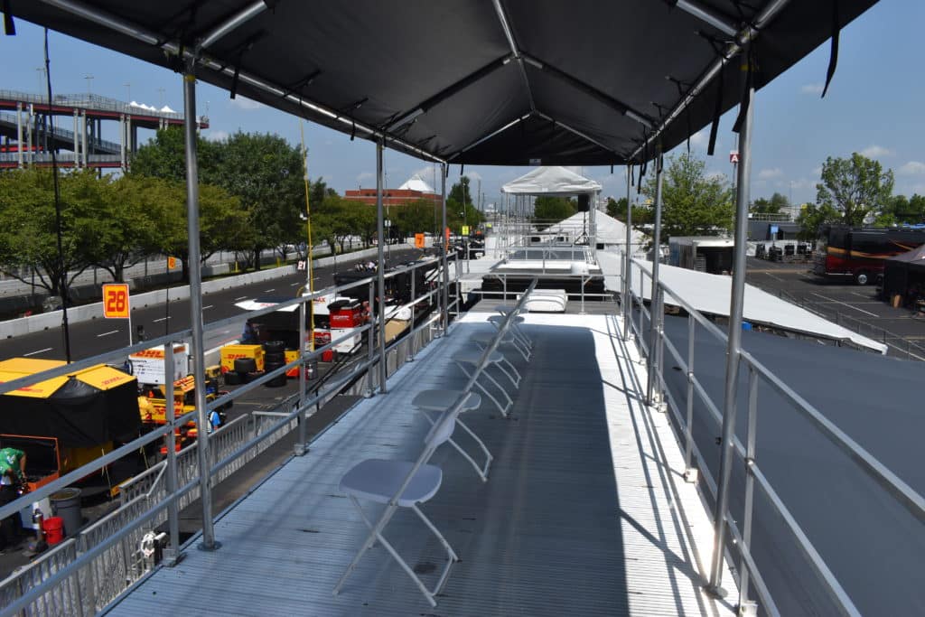 exterior of a mobile hospitality trailer