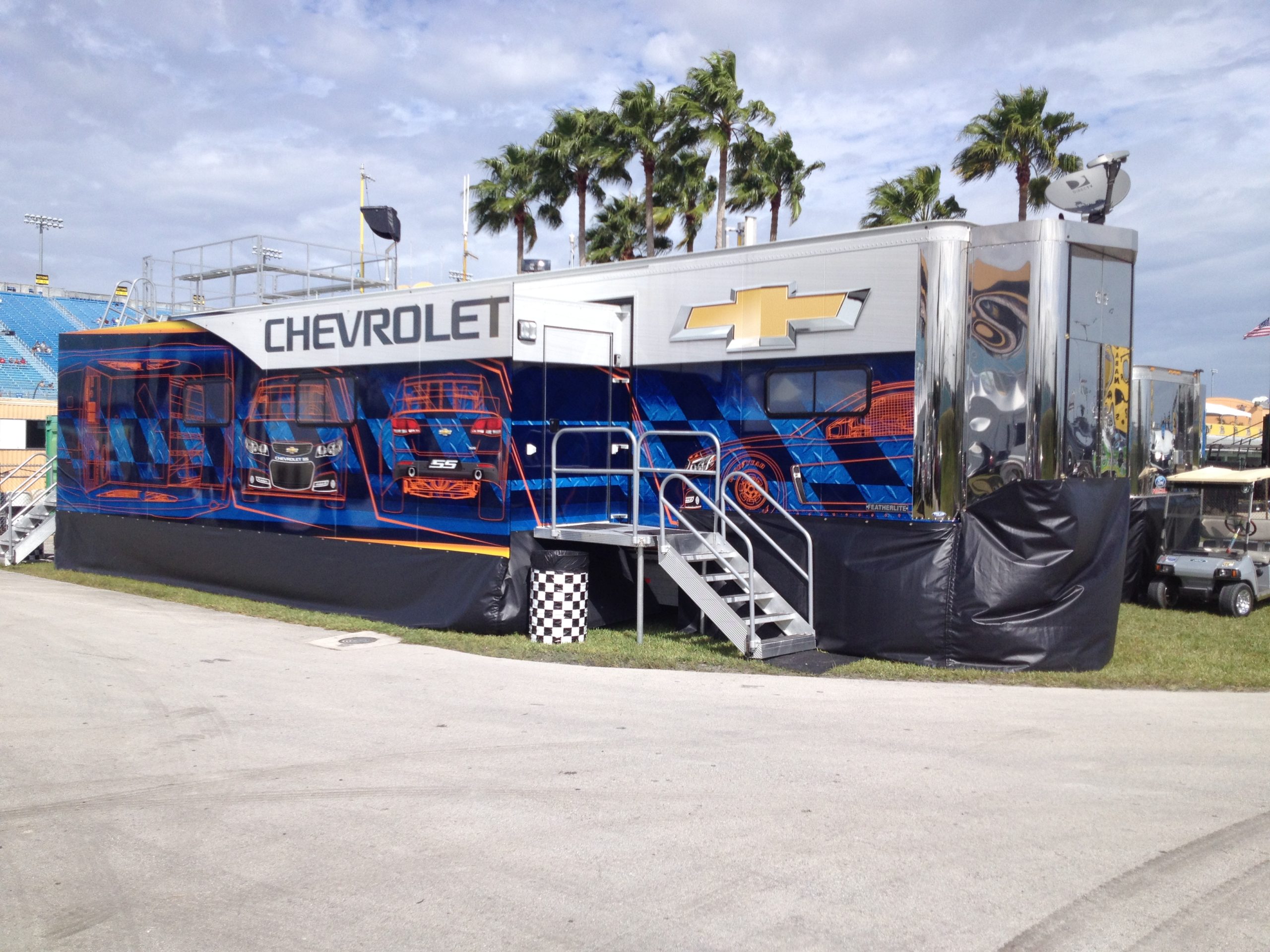 Chevrolet mobile office trailer