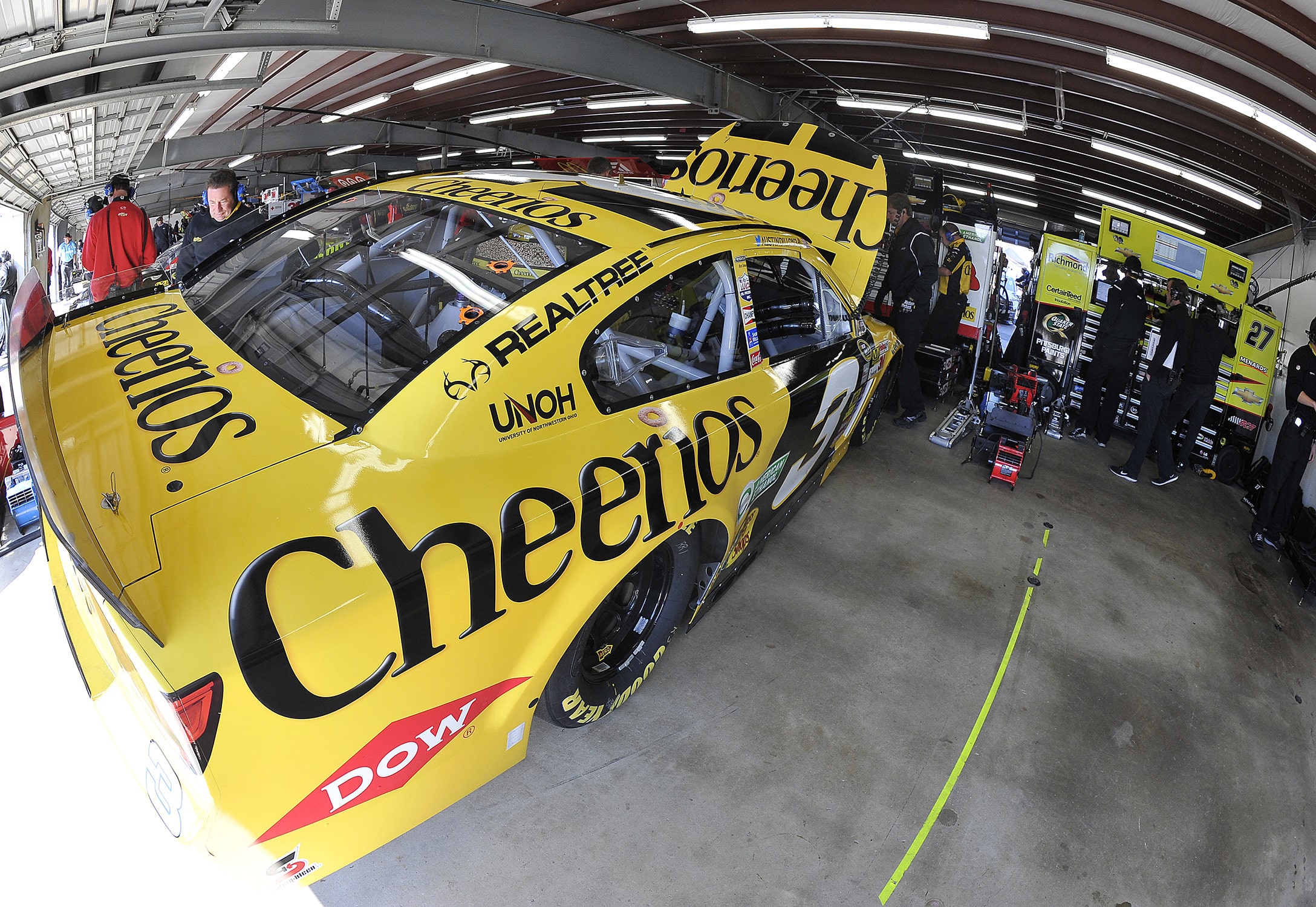 race car during Cup practice