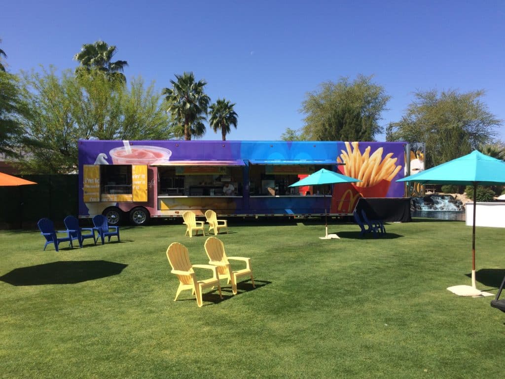 mobile McDonald's food truck