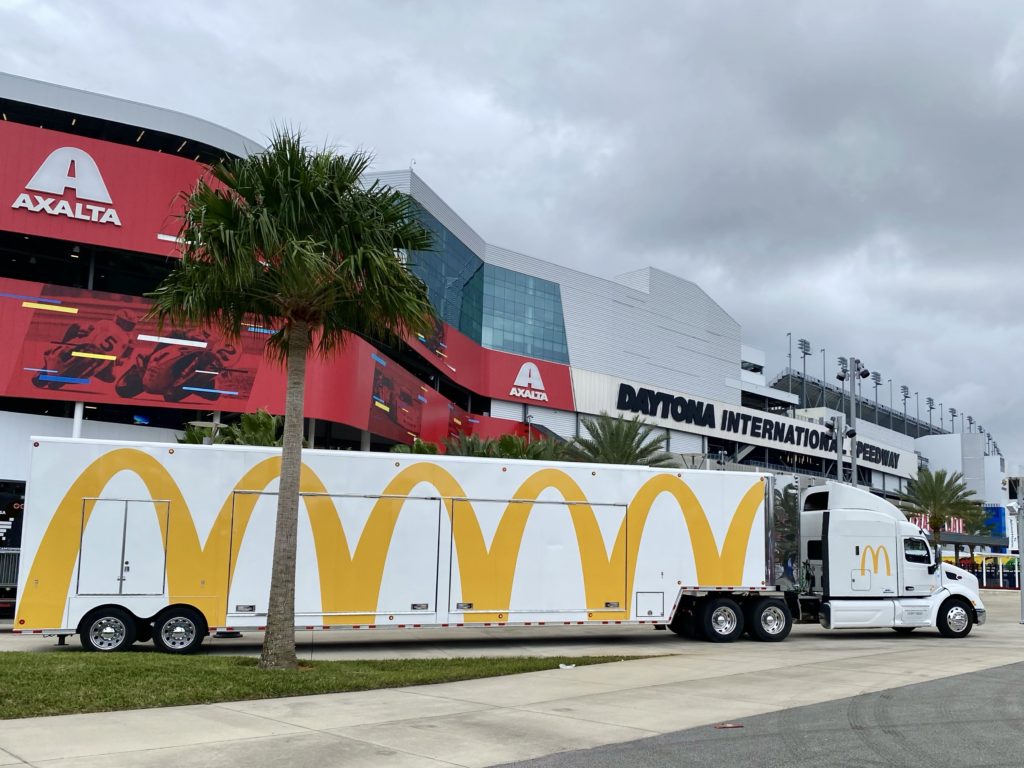 mobile McDonald's food truck