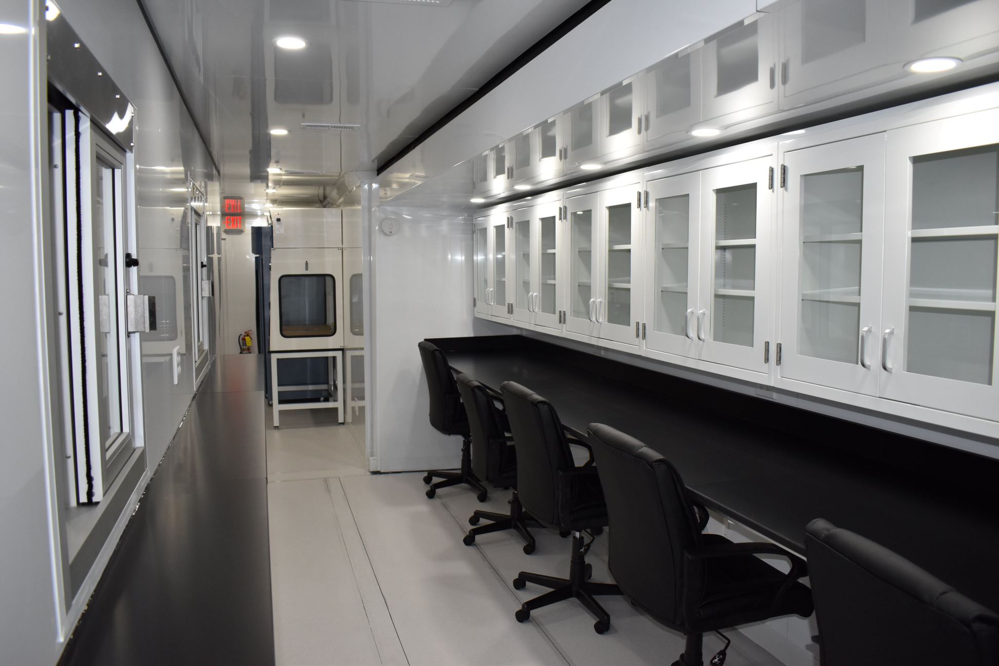 Interior of Tohono mobile lab