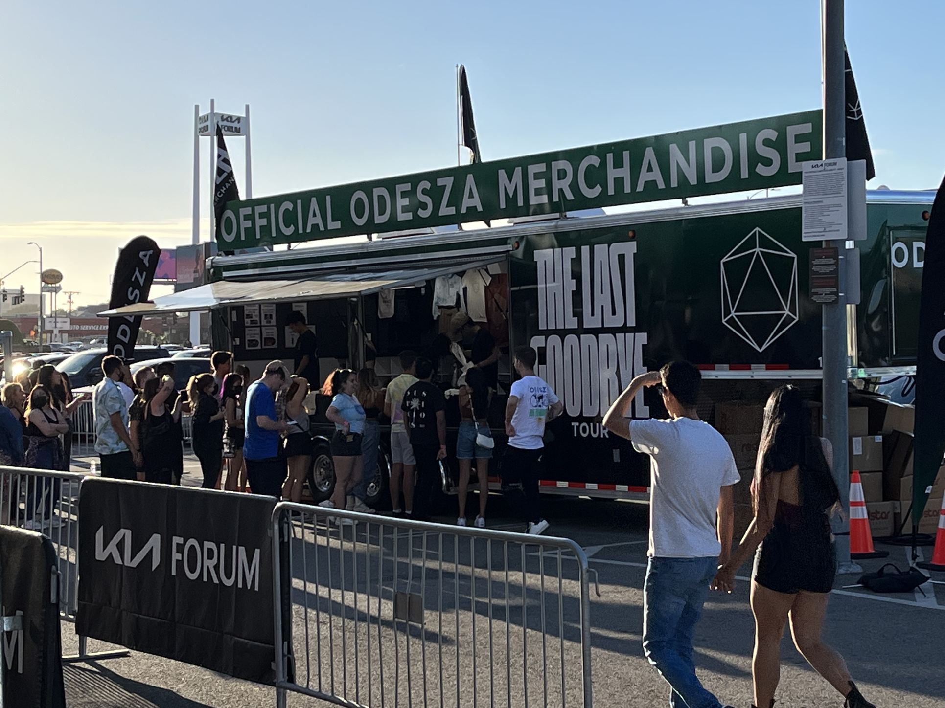 Brewco Marketing Group partnered with Red Light to design and fabricate an official mobile merchandise trailer for ODESZA