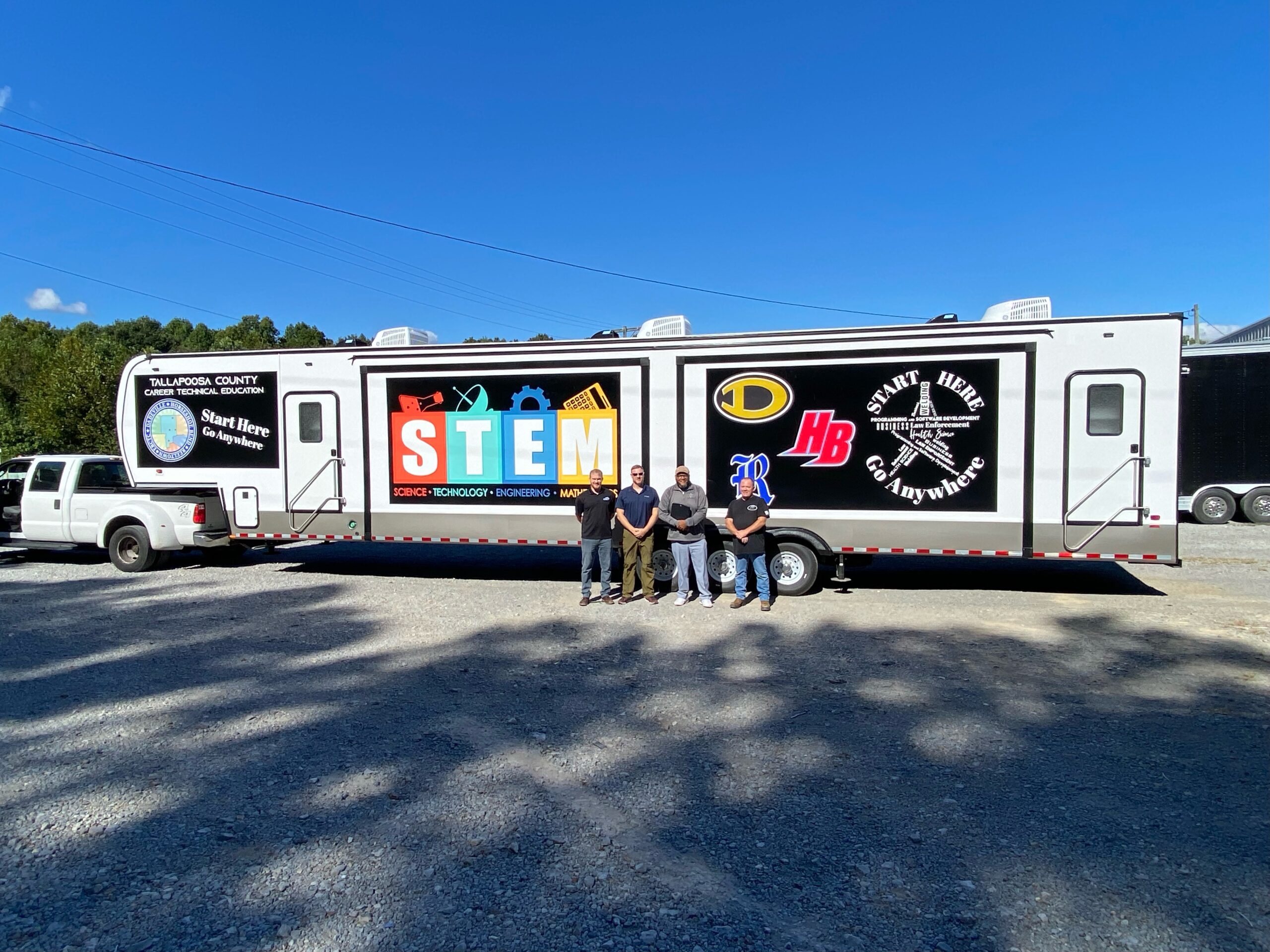 Brewco Marketing Group designed aa mobile STEM unit for Tallapoosa County Board of Education