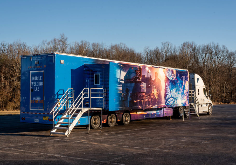 First Institute Training & Management mobile trailer